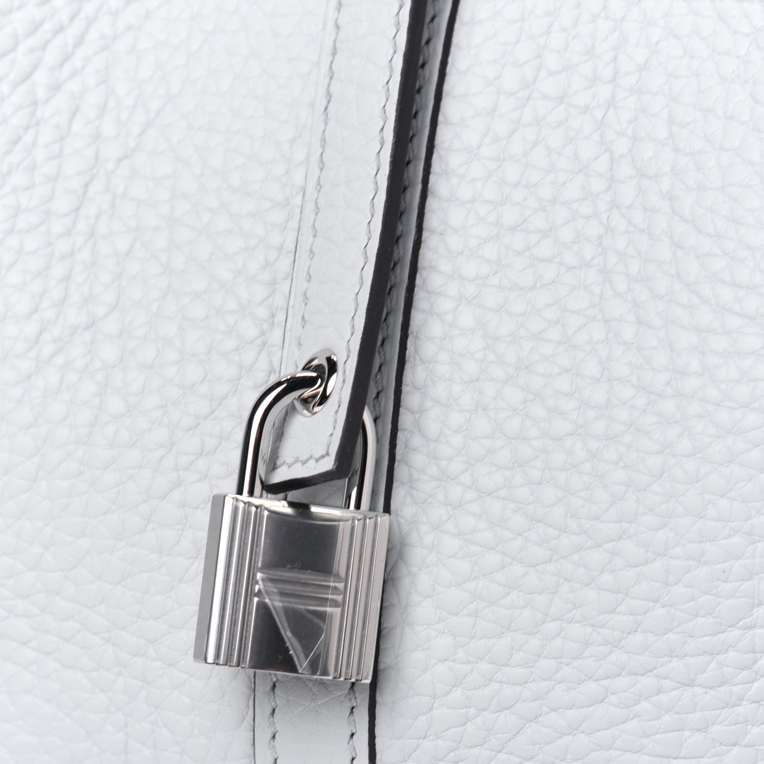 Hermes Taurillon Clemence Picotin Lock 18 PM Bleu Brume 13 of 15