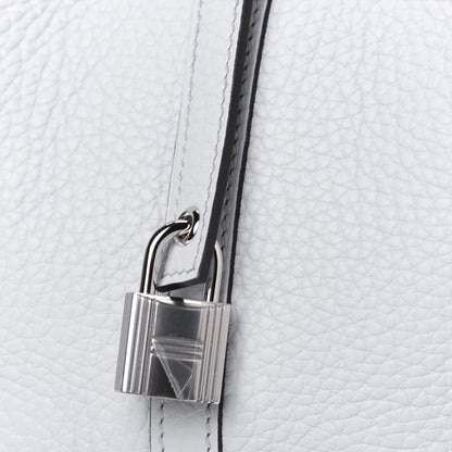 Hermes Taurillon Clemence Picotin Lock 18 PM Bleu Brume 13 of 15