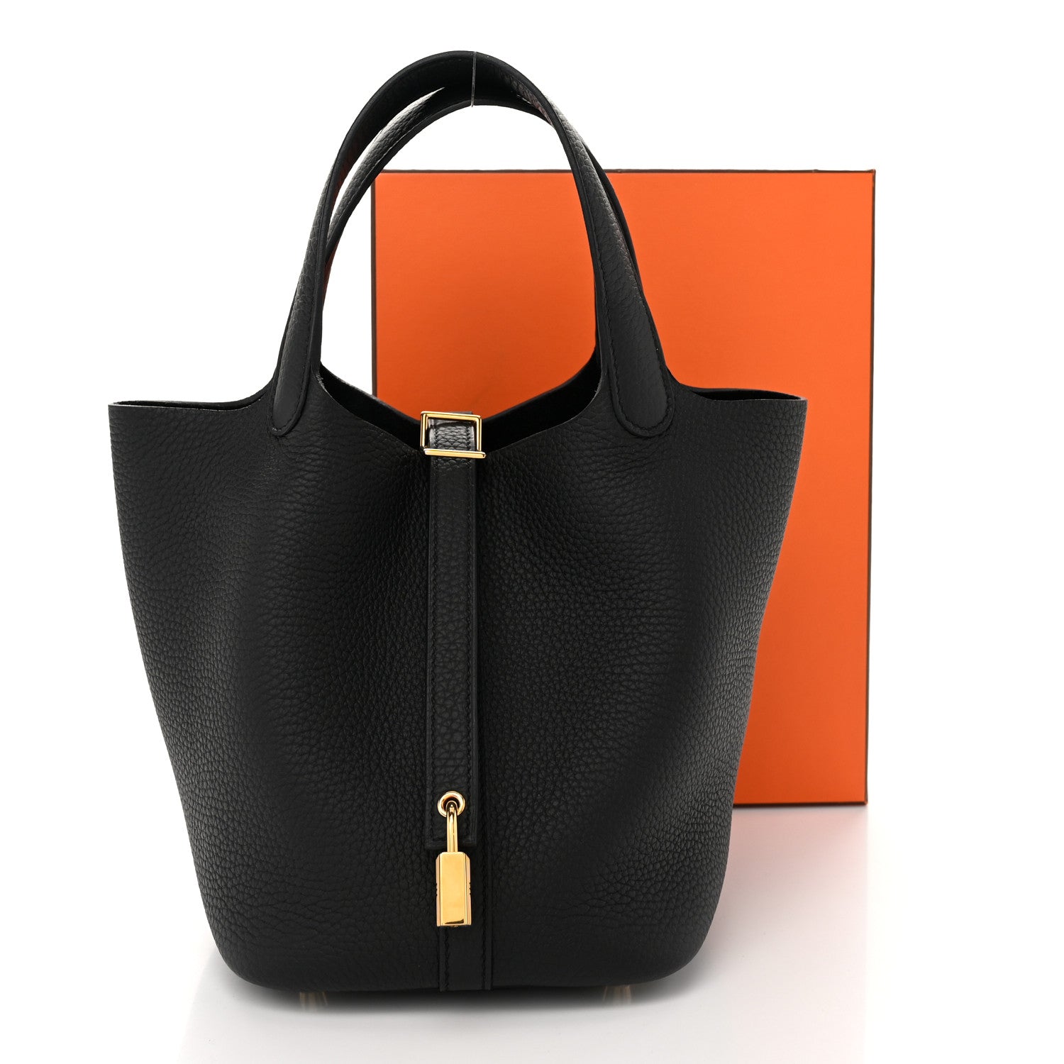 Hermes Taurillon Clemence Picotin Lock 18 PM Black 11 of 11