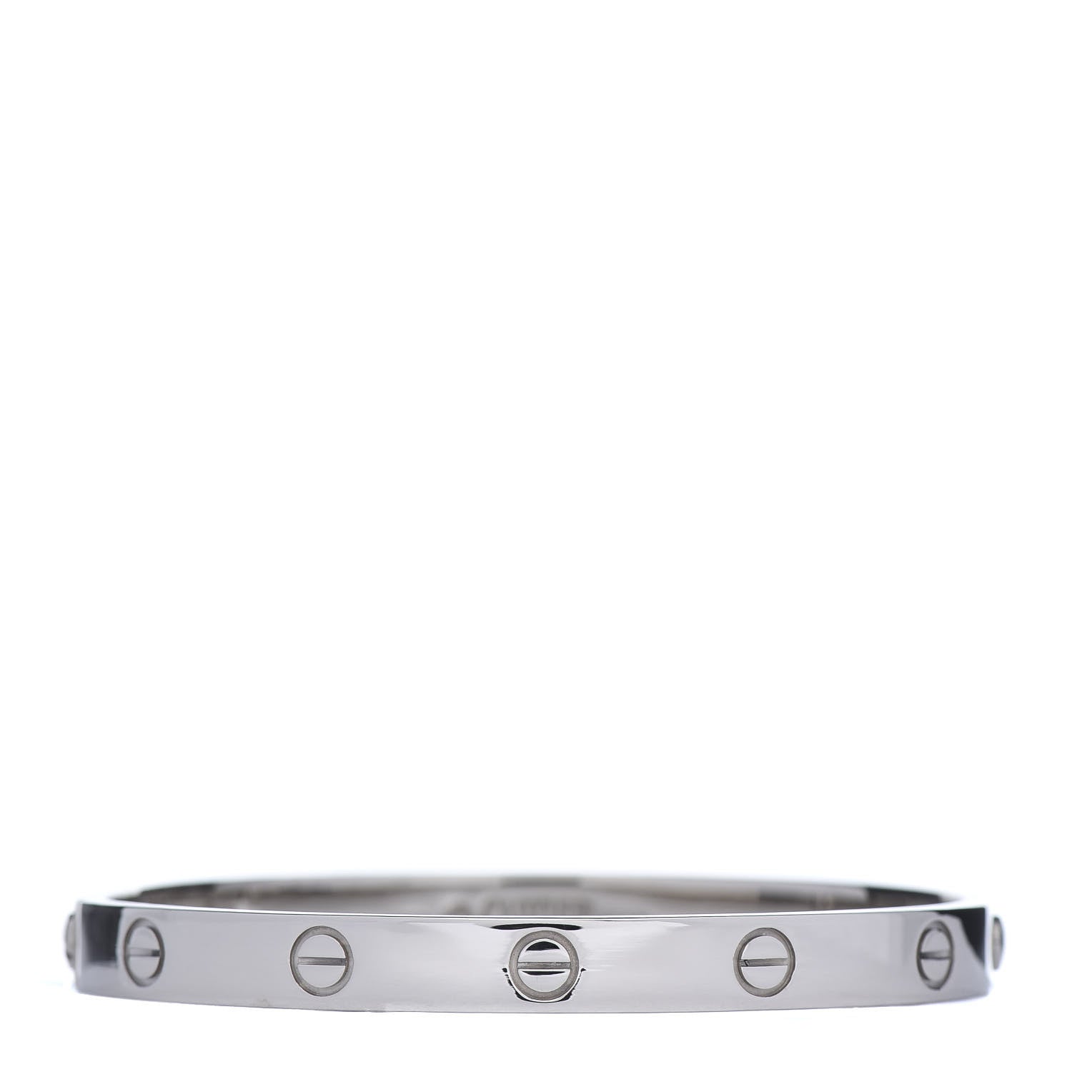 Cartier 18K White Gold LOVE Bracelet 17 1 of 7