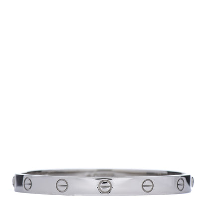 Cartier 18K White Gold LOVE Bracelet 17 1 of 7