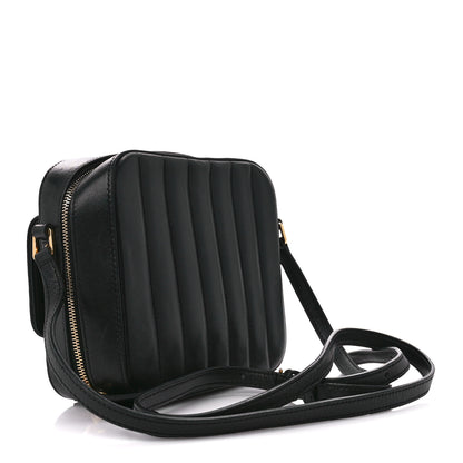 Saint Laurent Lambskin Matelasse Monogram Vicky Camera Bag Black 3 of 10