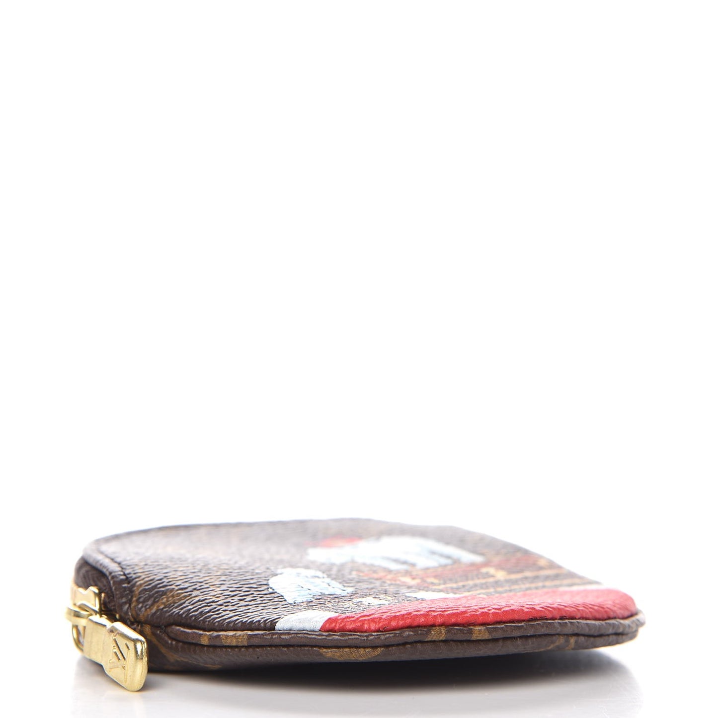 Monogram 2017 Christmas Animation Round Coin Purse