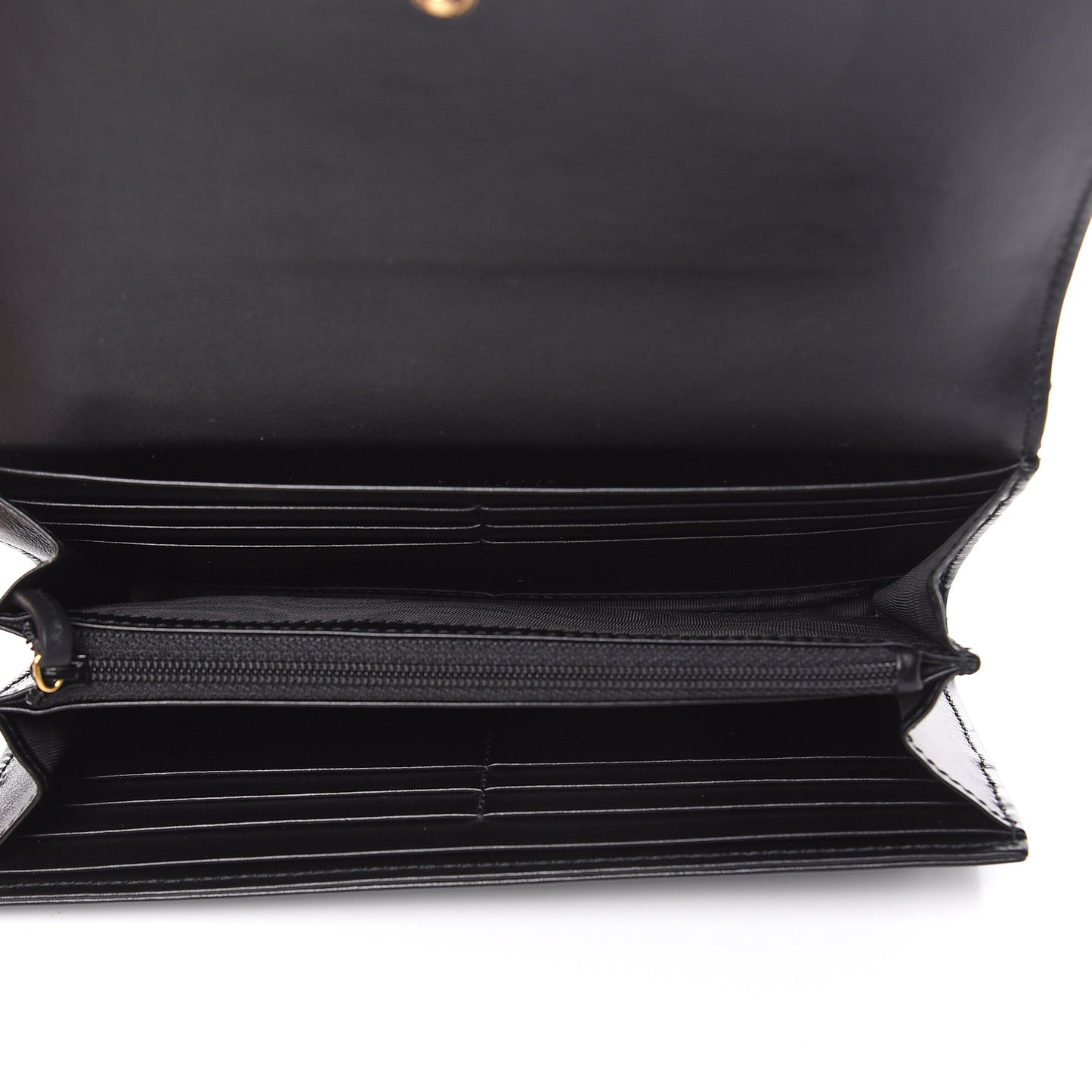 Calfskin Matelasse GG Marmont Continental Wallet Black