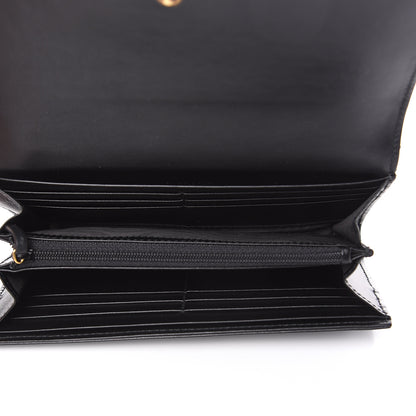 Gucci Calfskin Matelasse GG Marmont Continental Wallet Black 5 of 7