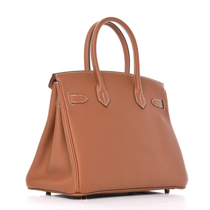 Hermes Togo Birkin 30 Gold 3 of 32