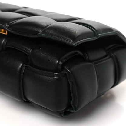 Bottega Veneta Lambskin Maxi Intreccio Padded Chain Cassette Crossbody Bag Black 10 of 10