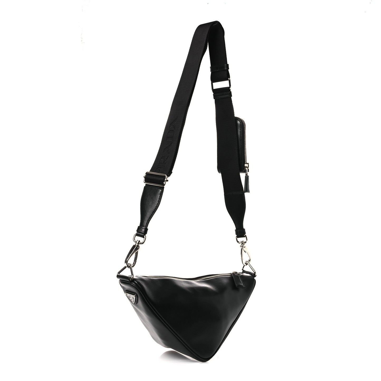 Grace Lux Triangle Shoulder Bag Black