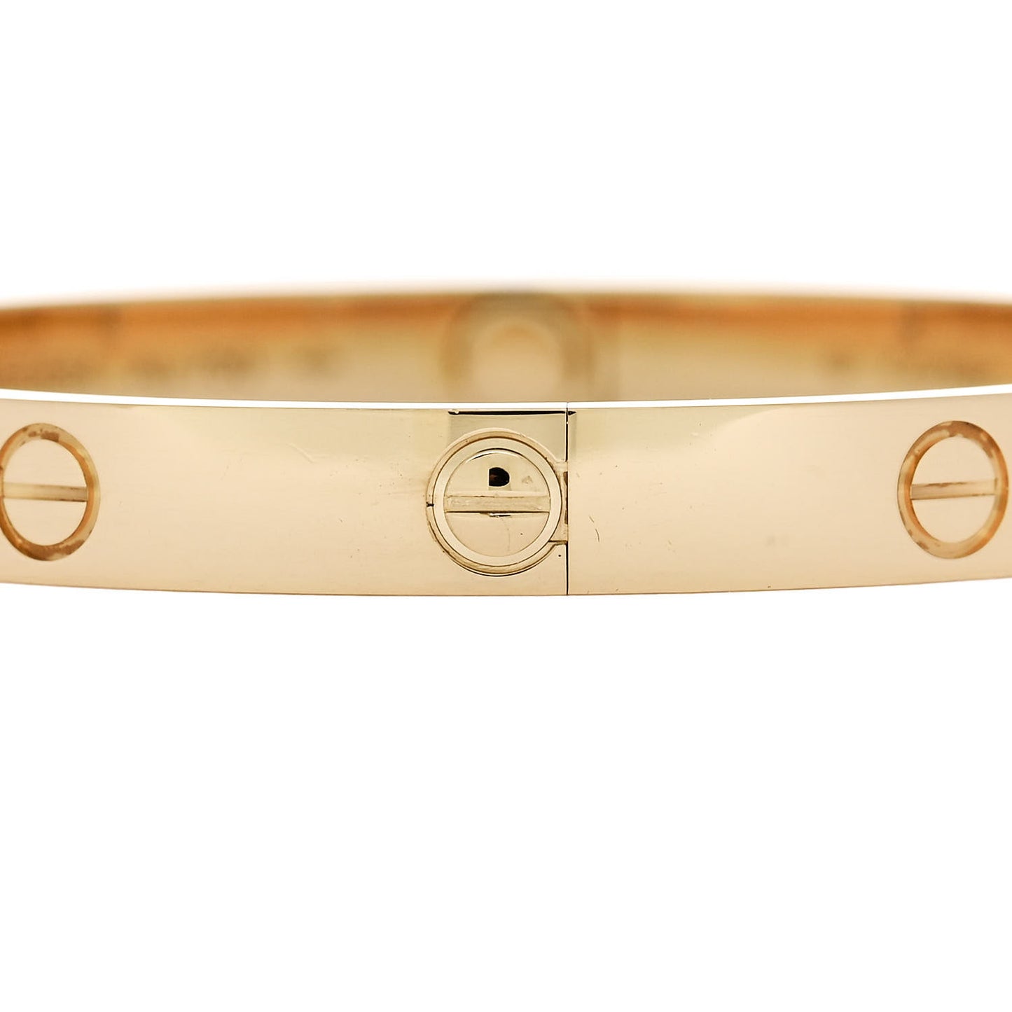 18K Yellow Gold 4 Diamond LOVE Bracelet 18