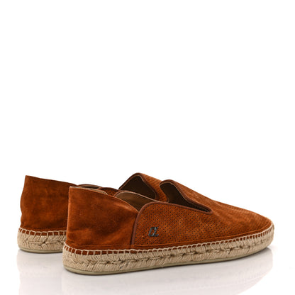 Christian Louboutin Veau Velours Mens Espadon Flat Espadrilles 45 Toscan 4 of 8