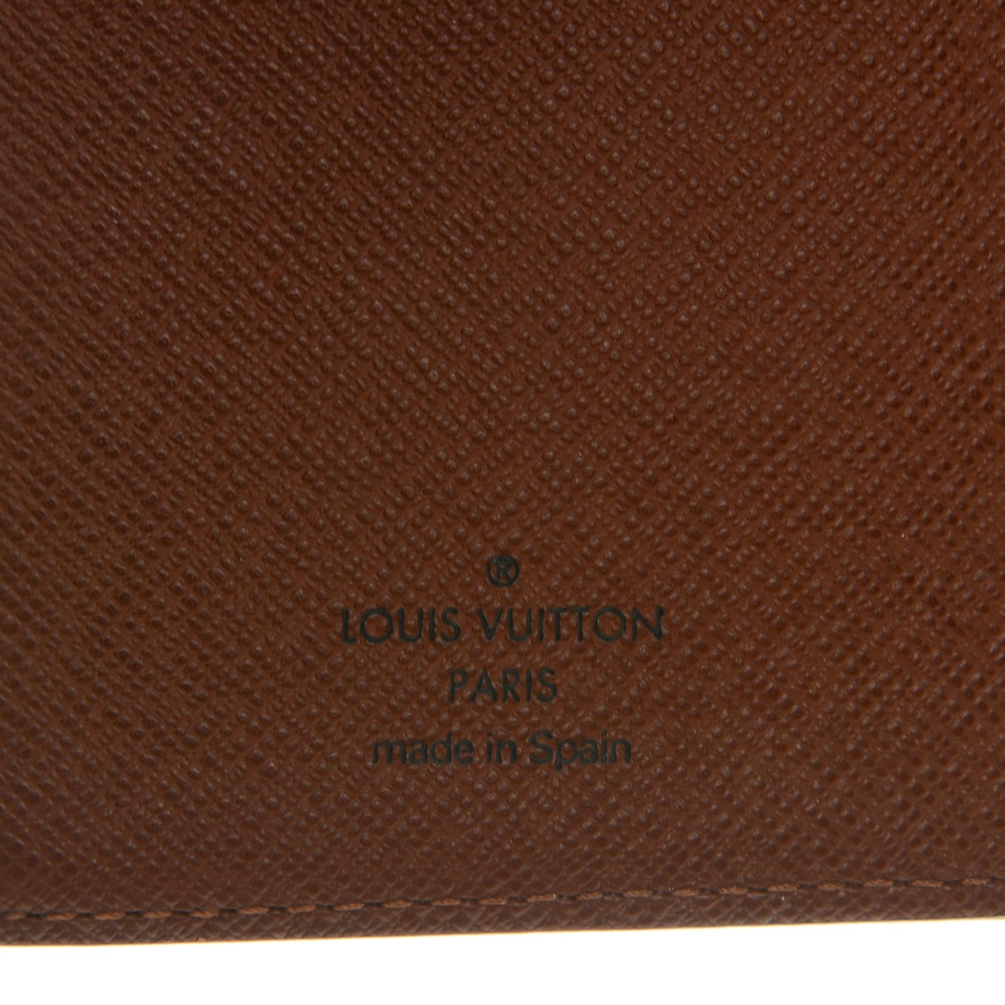 Monogram Checkbook Holder Wallet