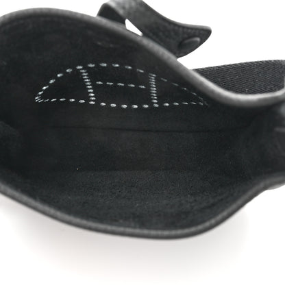 Hermes Taurillon Clemence Evelyne TPM Black 5 of 8
