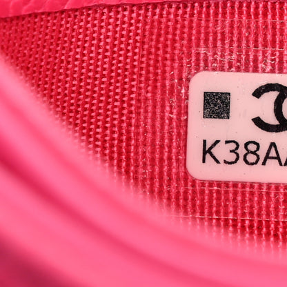 Chanel Caviar Quilted Card Holder Fuchsia 8 of 9