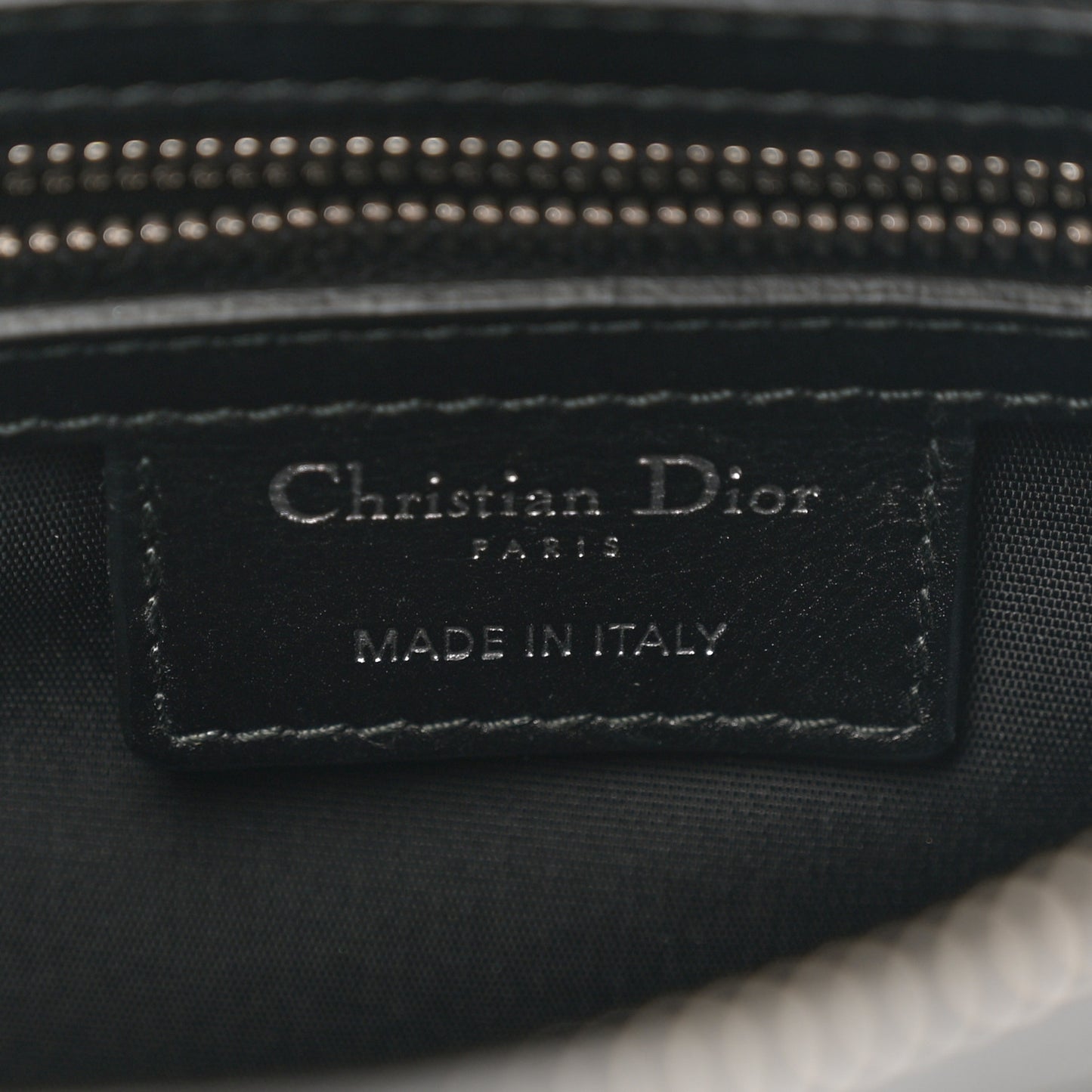 Coated Canvas Cannage Crossbody Bag Black