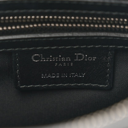 Christian Dior Coated Canvas Cannage Crossbody Bag Black 6 of 10