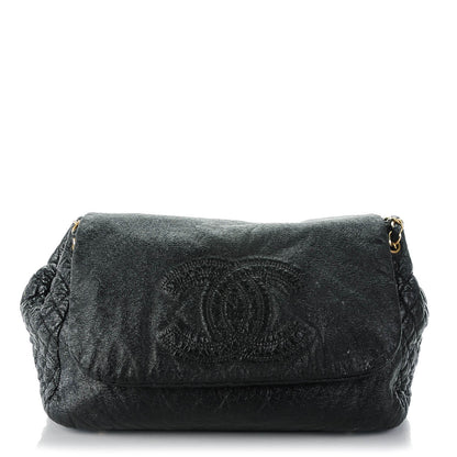 Chanel Vinyl Rock and Chain XL Flap Black 1 of 8