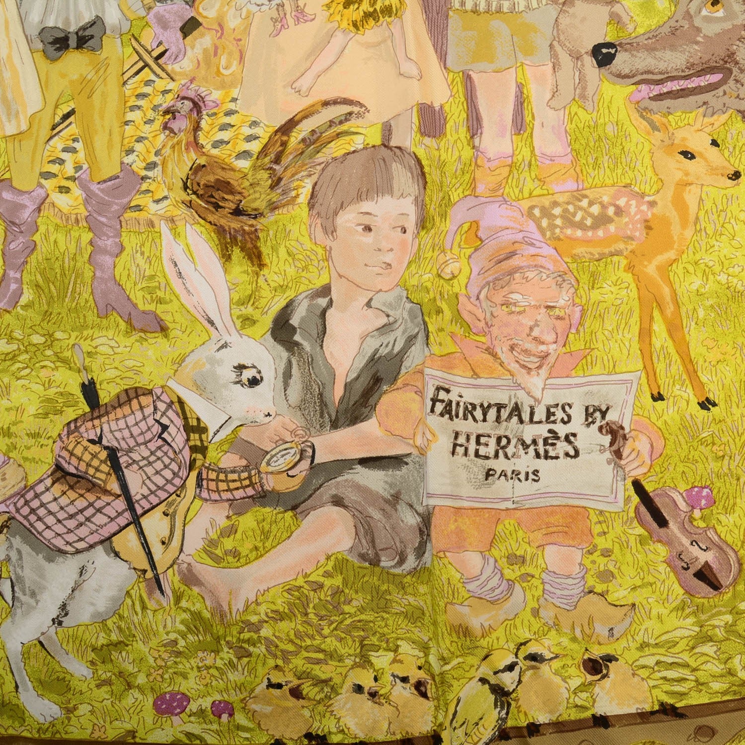 Hermes Silk Fairytales by Scarf 90 3 of 5