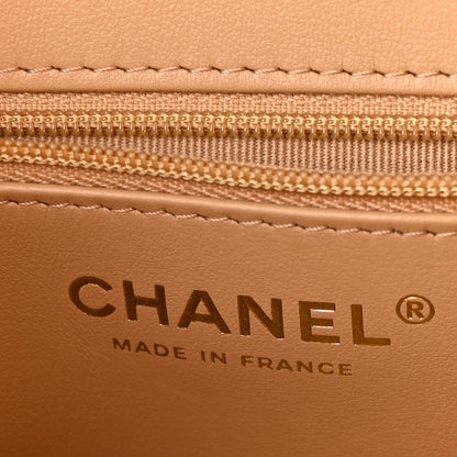 Chanel Braided Raffia Nano Kelly Flap Bag Dark Beige 6 of 11