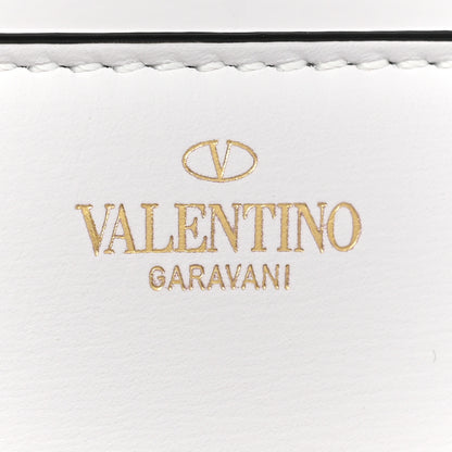 Valentino Garavani Calfskin Small Vlogo Chain Shoulder Bag Optic White 6 of 12