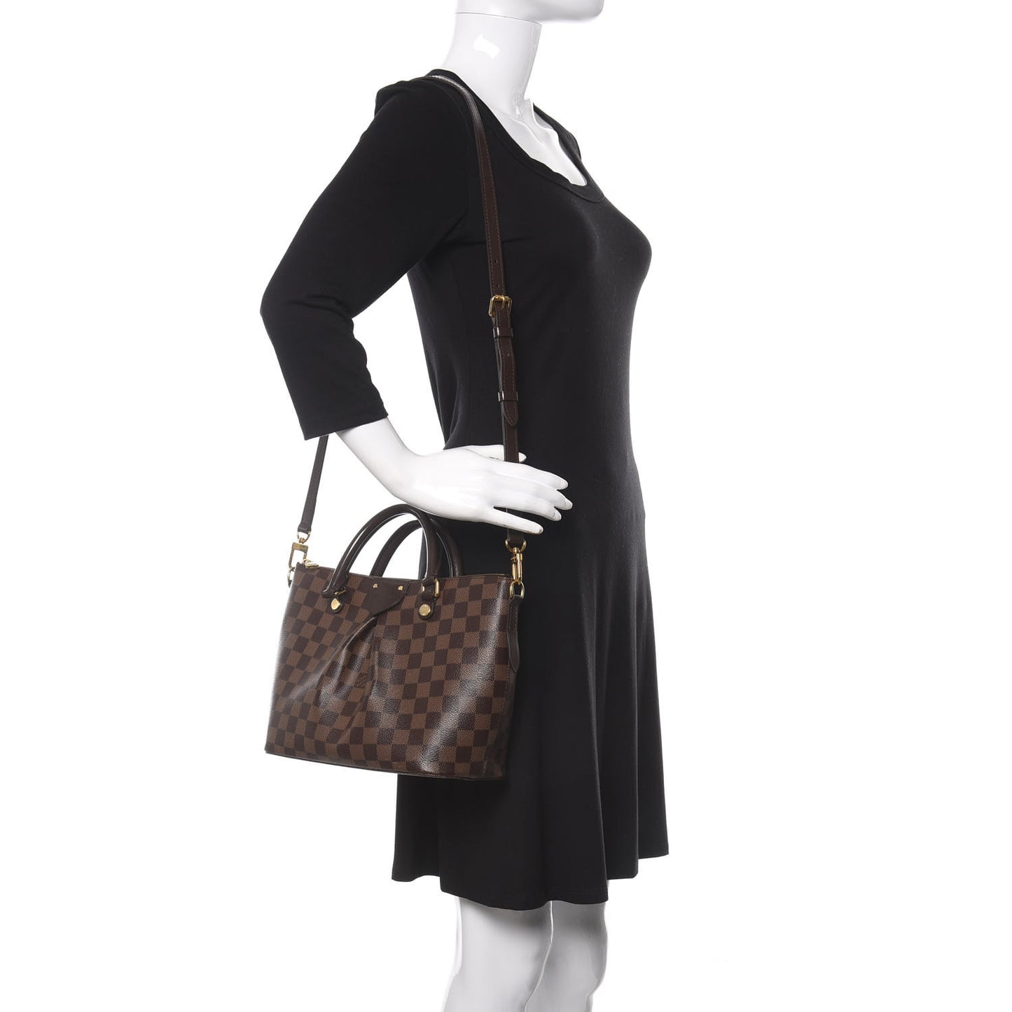 Damier Ebene Siena PM