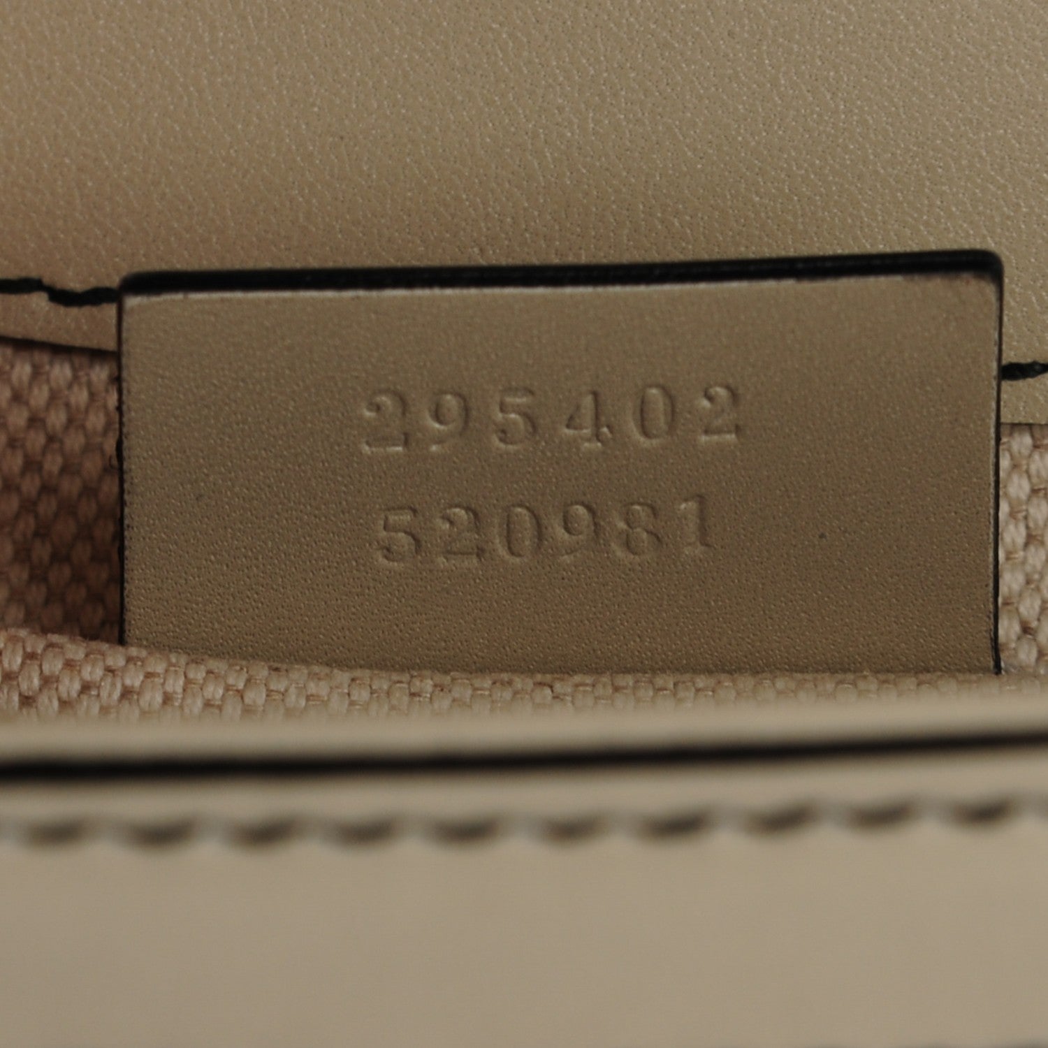 Gucci Monogram Margaux Calfskin Medium Emily Chain Shoulder Bag Beige Ebony Mystic White 7 of 7