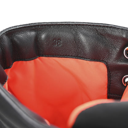 Hermes Calfskin Parachute Fresh Ankle Boots 38 Black 9 of 10