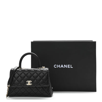 Chanel Caviar Quilted Mini Coco Handle Flap Black 11 of 11