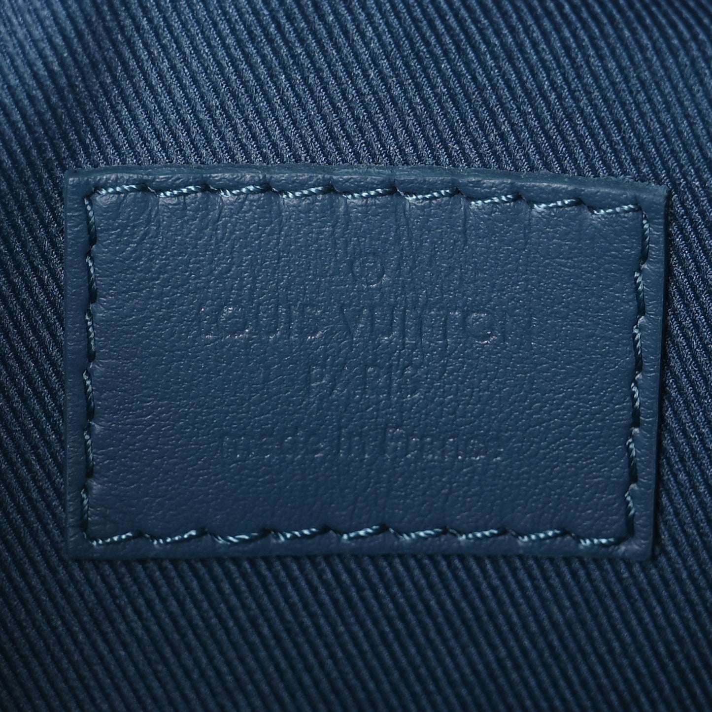 Calfskin Aerogram Keepall XS Blue