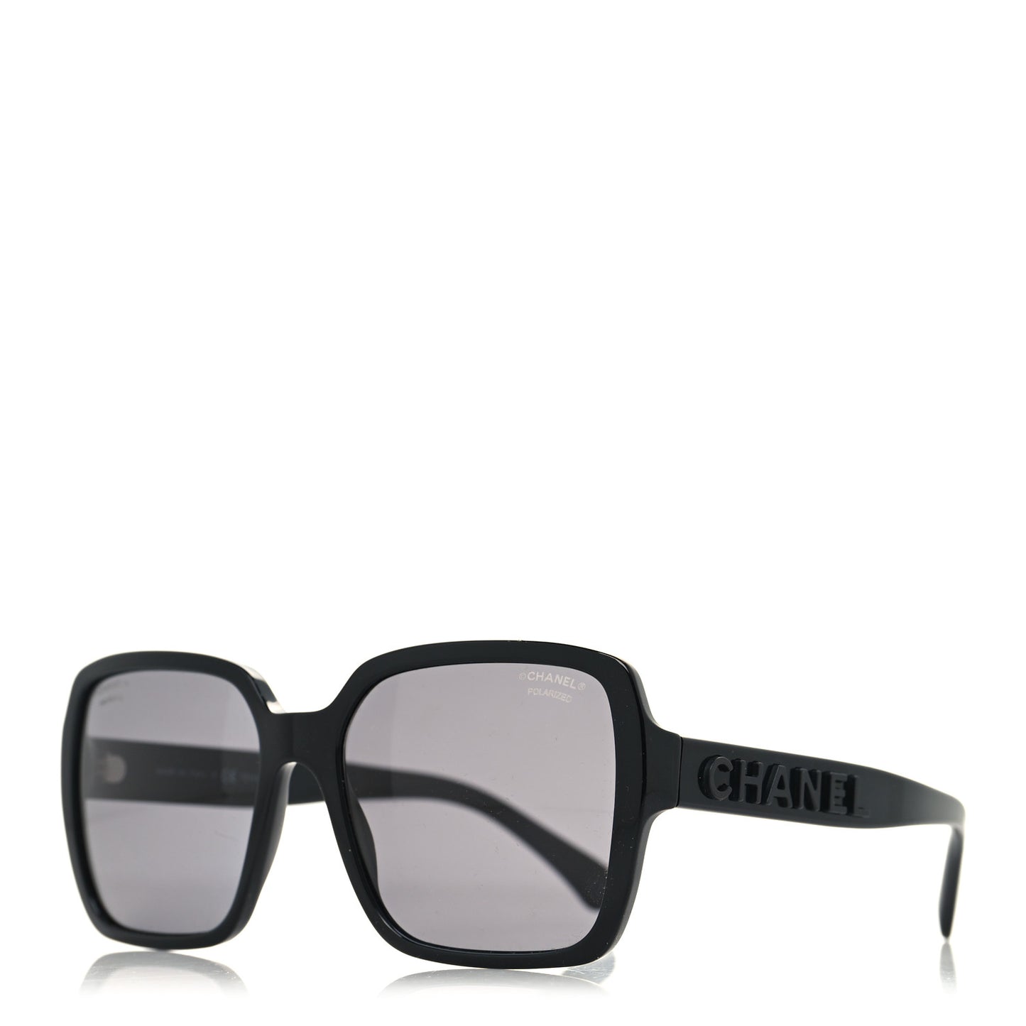 Acetate Square Sunglasses 5408 Black