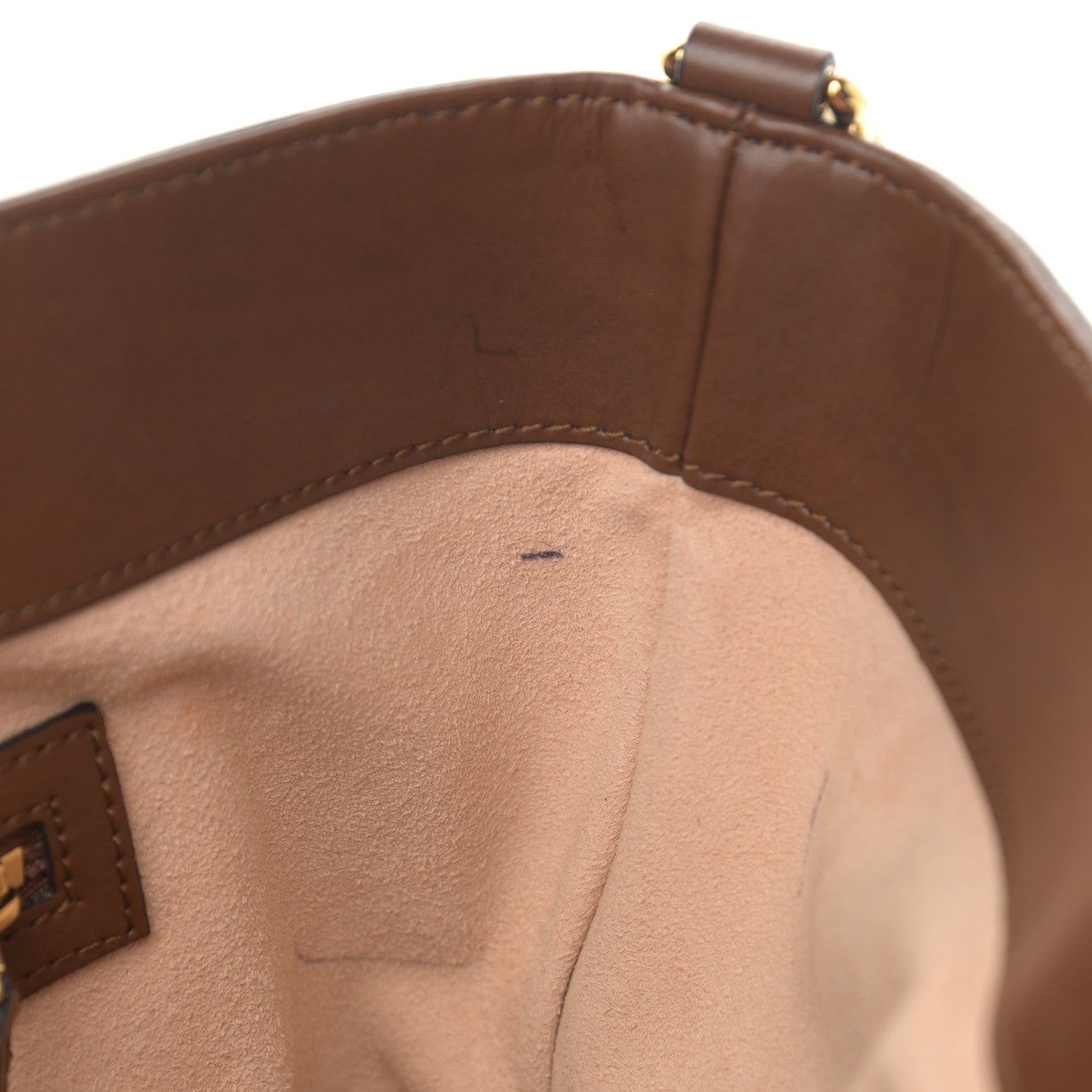 Gucci Soft GG Supreme Monogram Small Crossbody Tote Beige Cuir 12 of 13