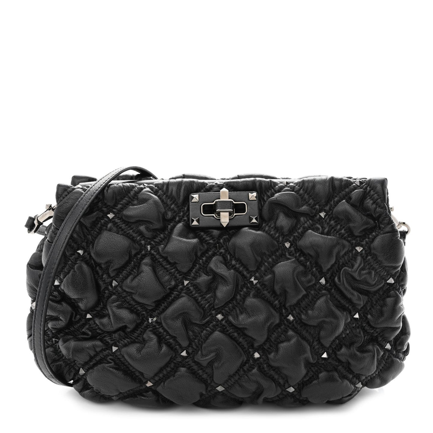 Nappa Spikeme Clutch Black