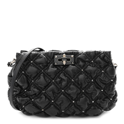 Valentino Garavani Nappa Spikeme Clutch Black 1 of 9