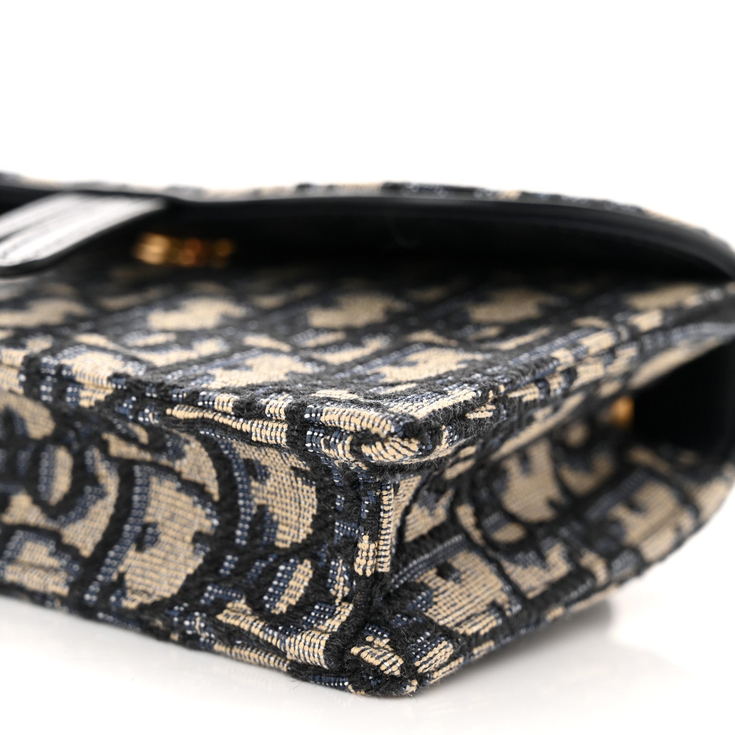 Christian Dior Oblique Saddle Belt Bag Blue 10 of 12