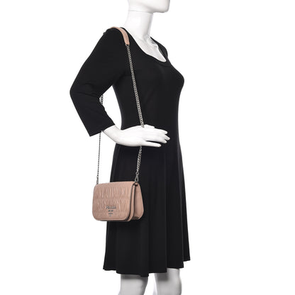 Prada Nappa Gaufre Flap Cipria 2 of 11