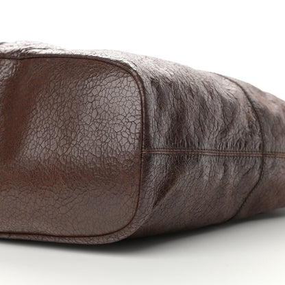 Givenchy Crackled Calfskin Medium Nightingale Brown 10 of 13