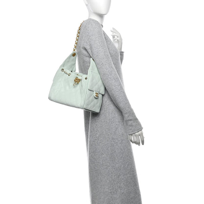 Chanel Caviar Quilted Small Chanel 25 Handbag Light Green 2 of 11