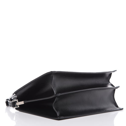 Saint Laurent Smooth Calfskin Catherine Heart Studded Satchel Black 4 of 9