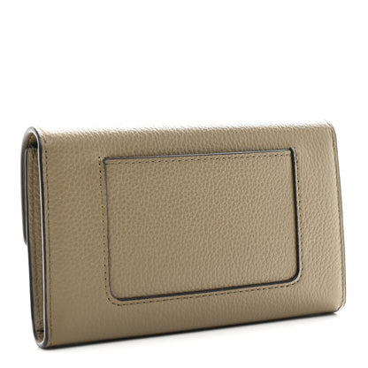 Mulberry Small Classic Grain Medium Darley Wallet Linen Green 3 of 7