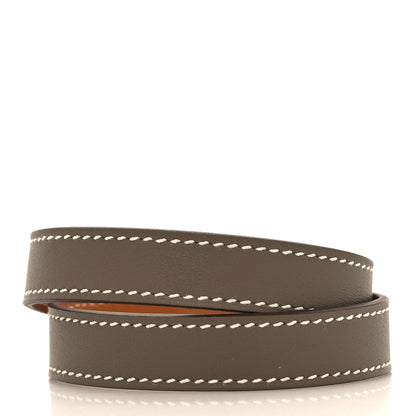 Hermes Swift Kelly Double Tour Bracelet Etoupe 3 of 7