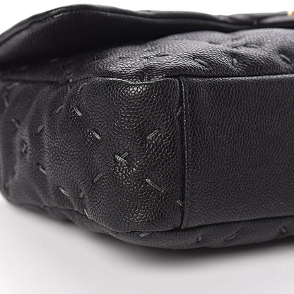 Chanel Caviar Stitched Flap Black 9 of 12