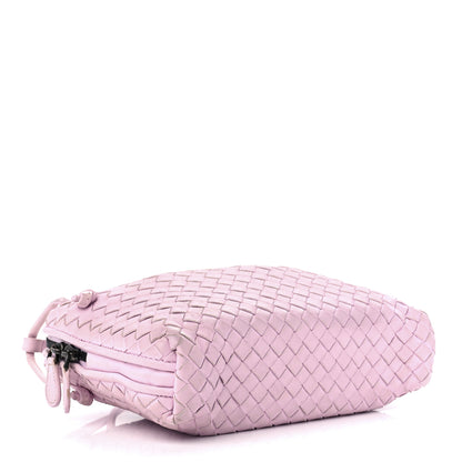 Bottega Veneta Nappa Intrecciato Nodini Crossbody Messenger Bliss Washed 3 of 12