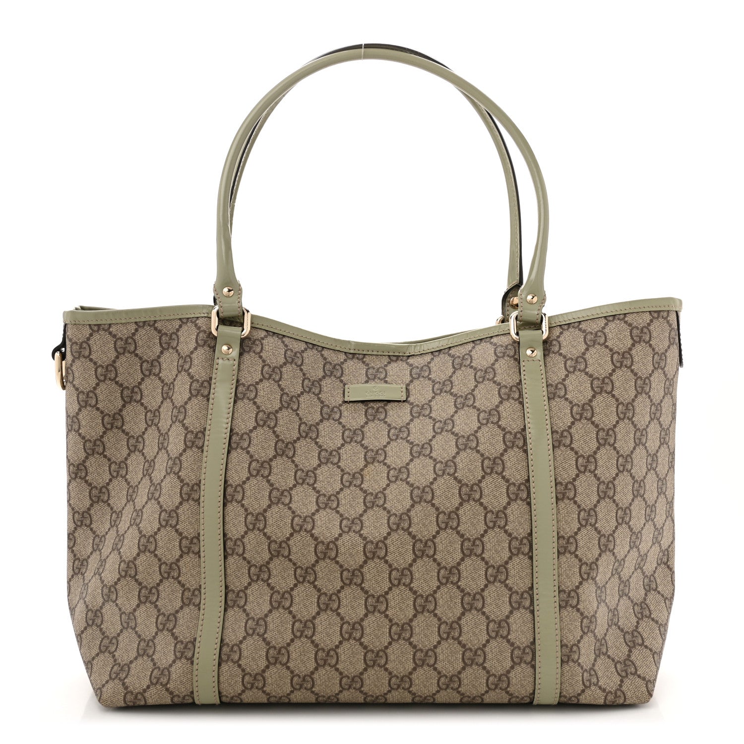 Gucci GG Plus Monogram Joy Tote Light Green 1 of 13