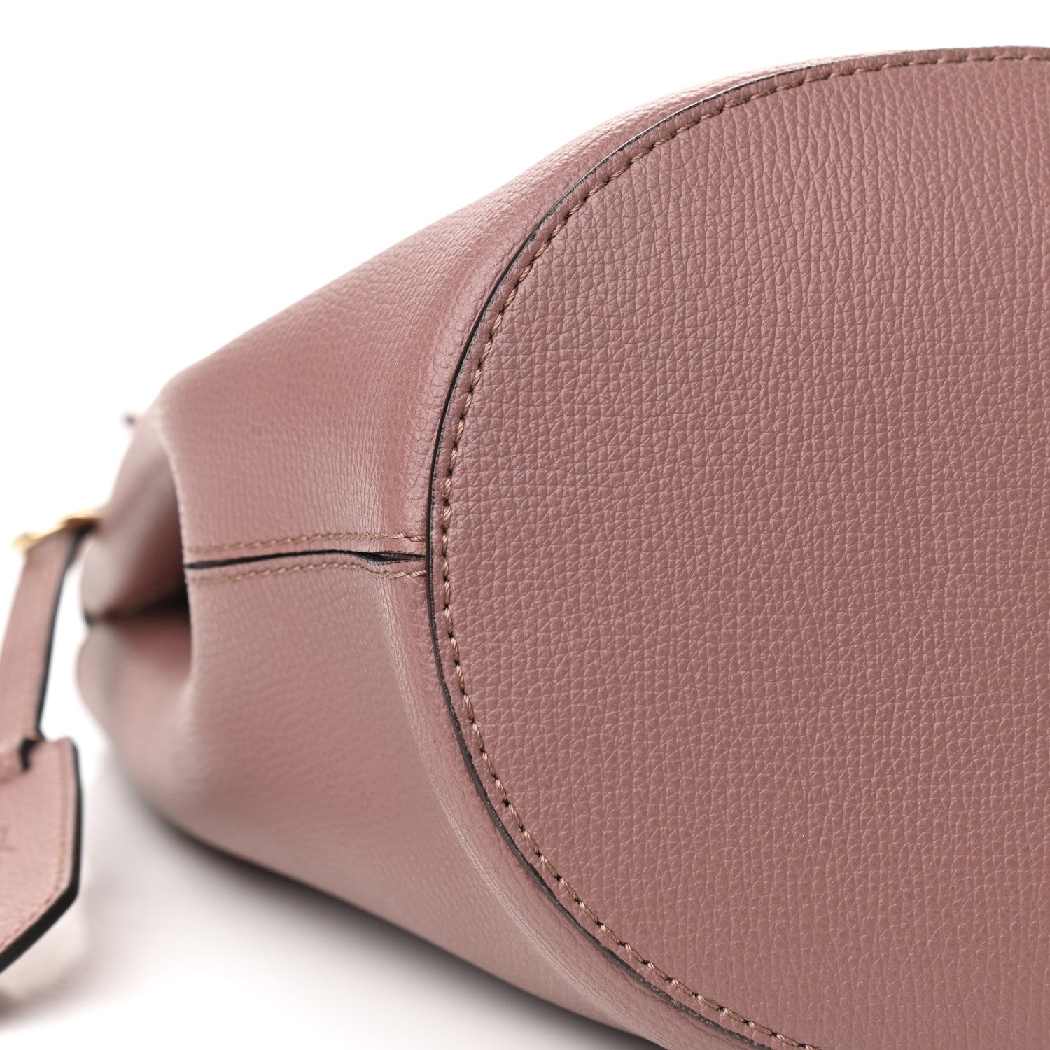 Burberry Calfskin Small Lorne Bucket Crossbody Light Elderberry 5 of 9