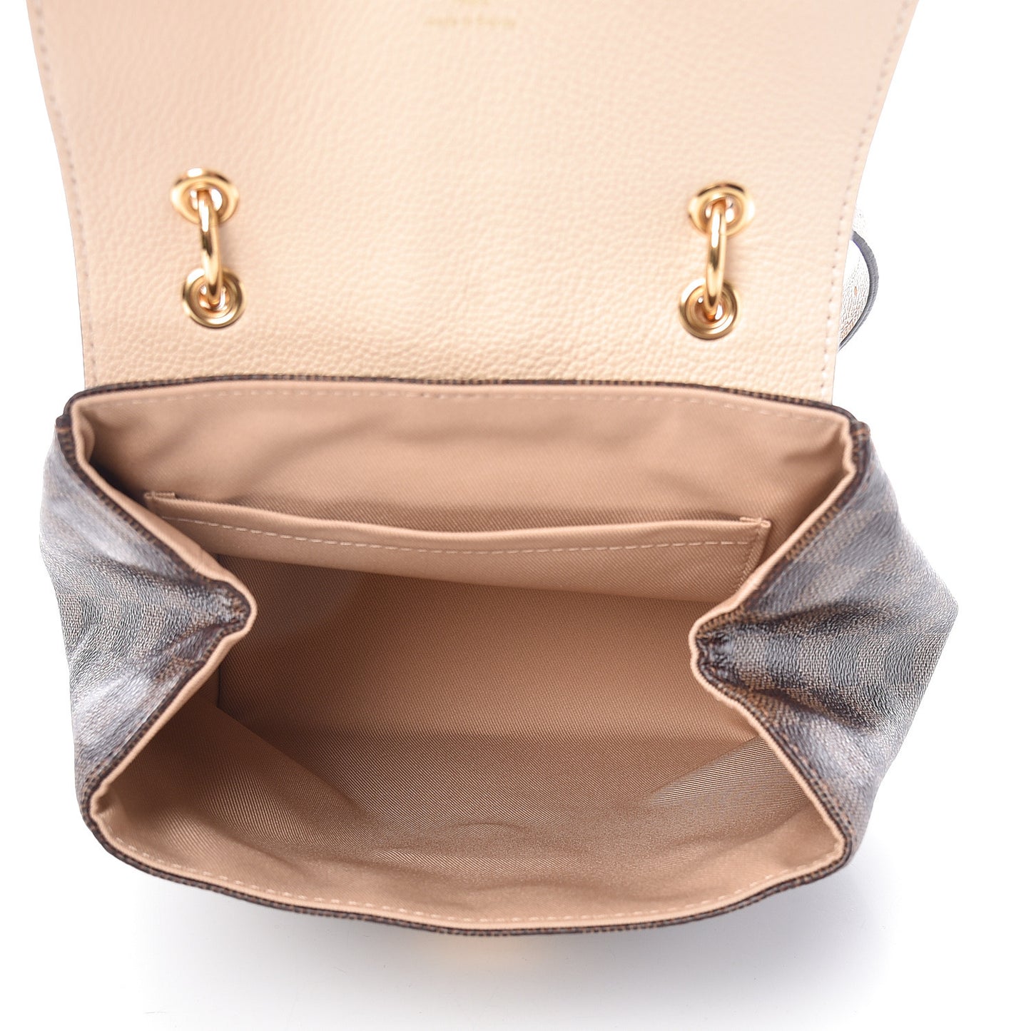 Damier Ebene Clapton Backpack Creme