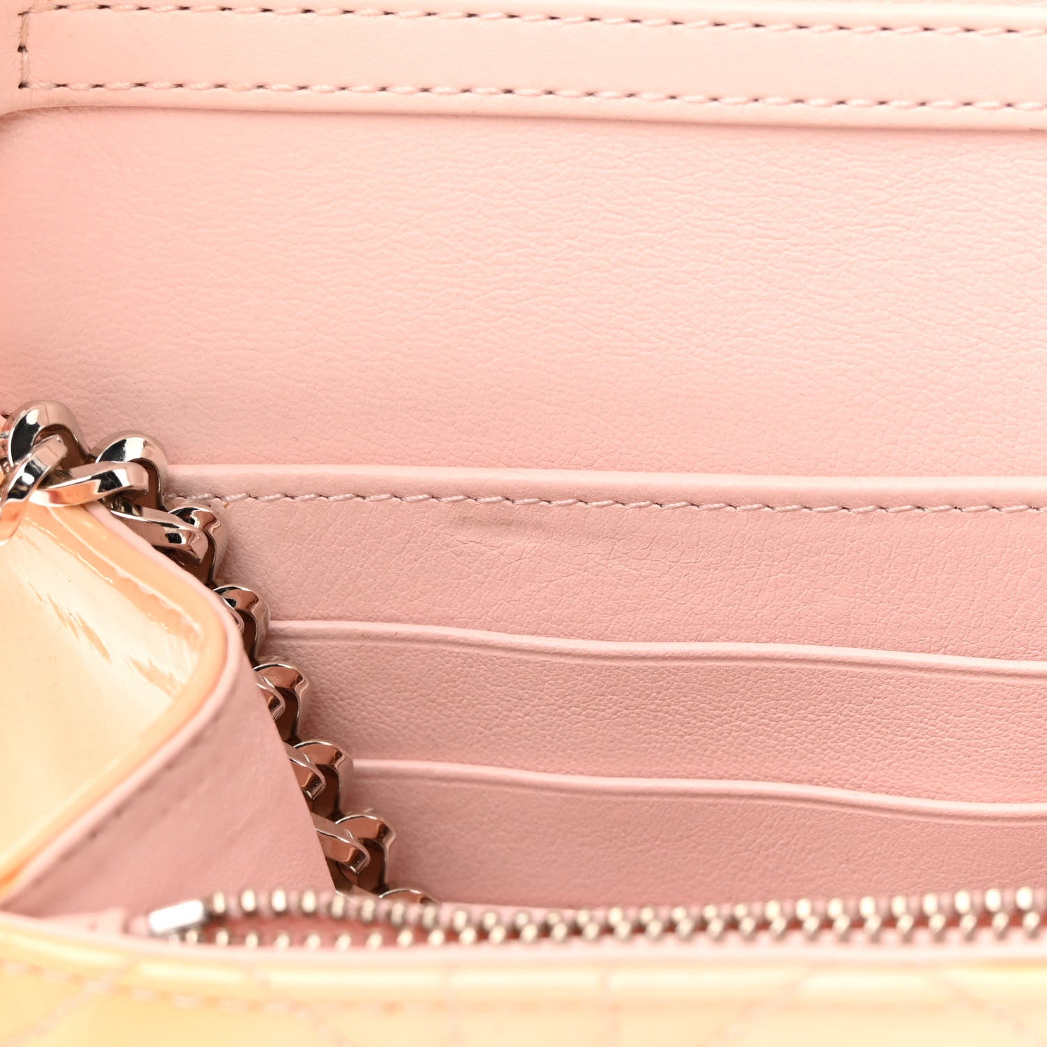 Christian Dior Patent Cannage Miss Dior Promenade Pouch Pink 17 of 18