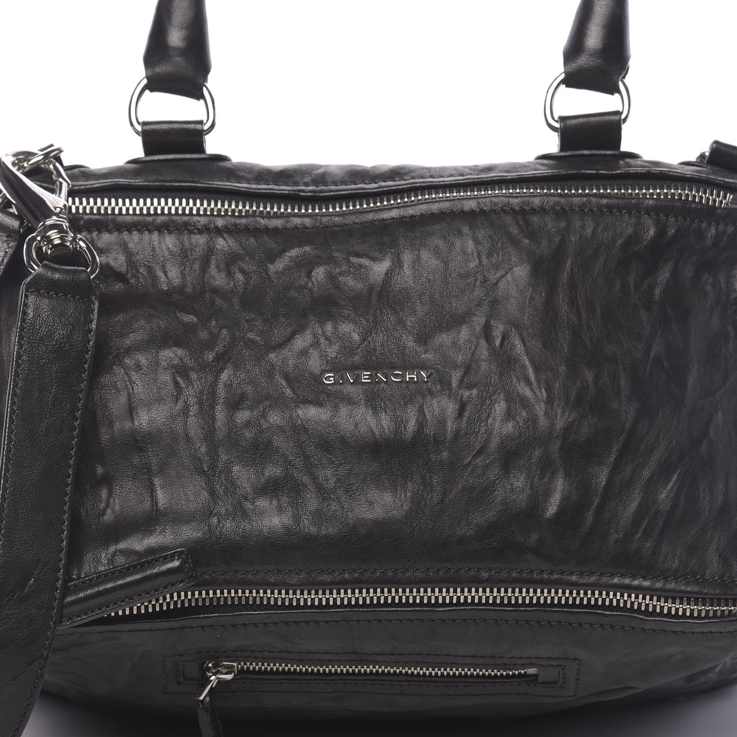 Givenchy Tumbled Sheepskin Medium Pandora Bag Black 11 of 11