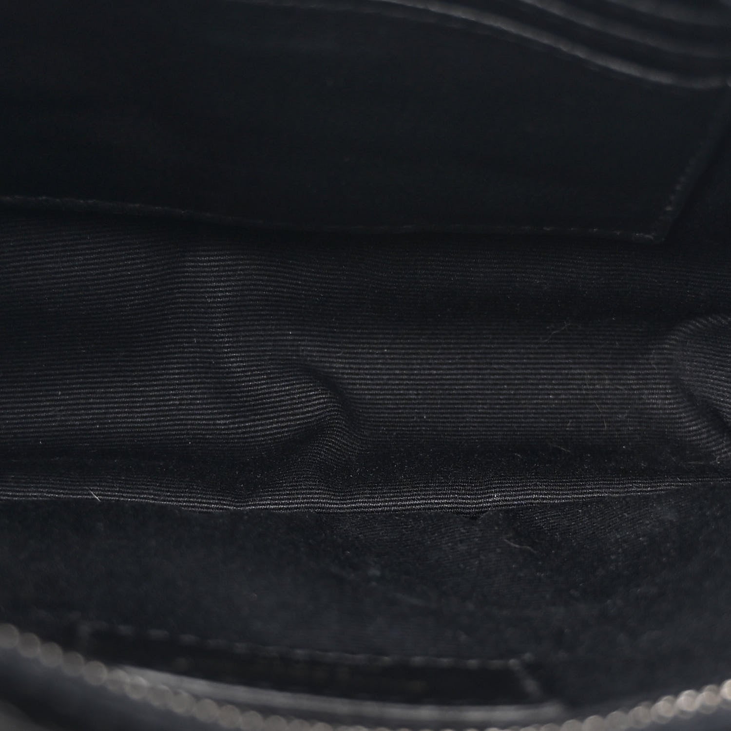 Saint Laurent Crinkled Calfskin Matelasse Monogram Niki Chain Wallet Black 5 of 11