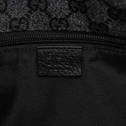Gucci Denim Monogram Hysteria Double Buckle Flap Messenger Bag 6 of 8