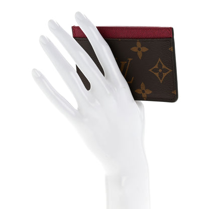 Louis Vuitton Monogram Card Holder Fuchsia 2 of 8