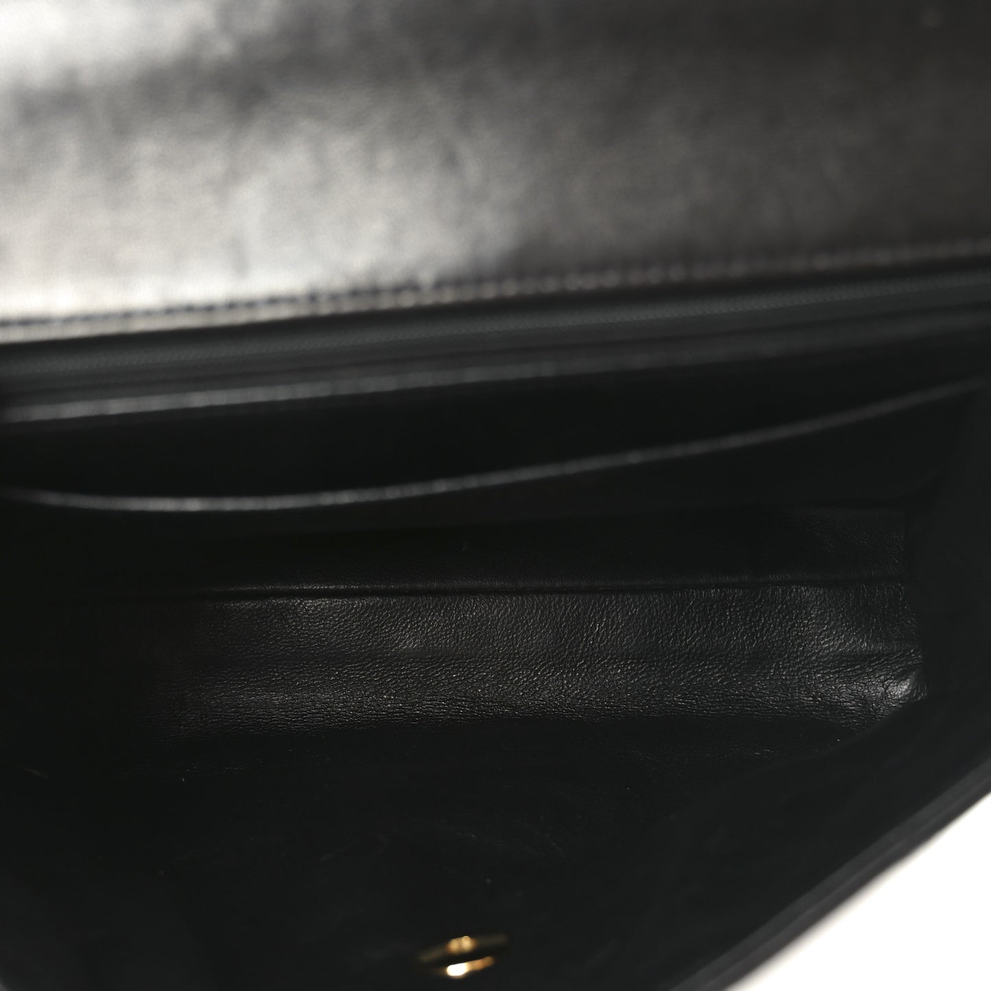 Lambskin Quilted Medium Kelly Flap Bag Black